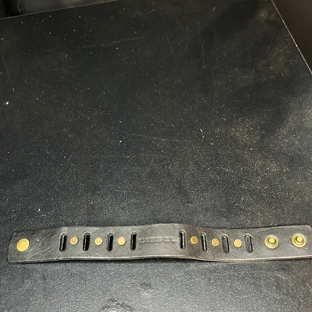 Diesel studded bracelet